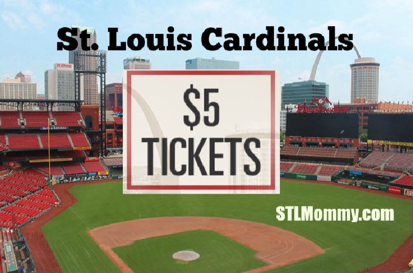 St. Louis Cardinals $5 Tickets - STL Mommy