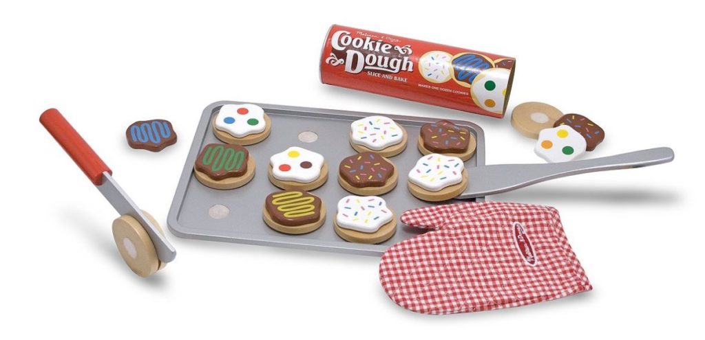 Melissa And Doug Slice And Bake Wooden Cookie Play Food Set 1399