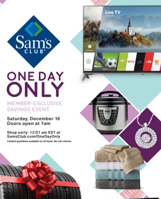 Sam's Club One Day Event Starts Now STL Mommy