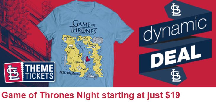St. Louis Cardinals Game of Thrones Theme Night Tickets As Low As $19 - STL Mommy