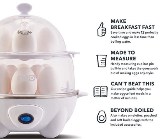 Dash's Deluxe 12-Egg Rapid Cooker drops to $24 Prime shipped (20% off)